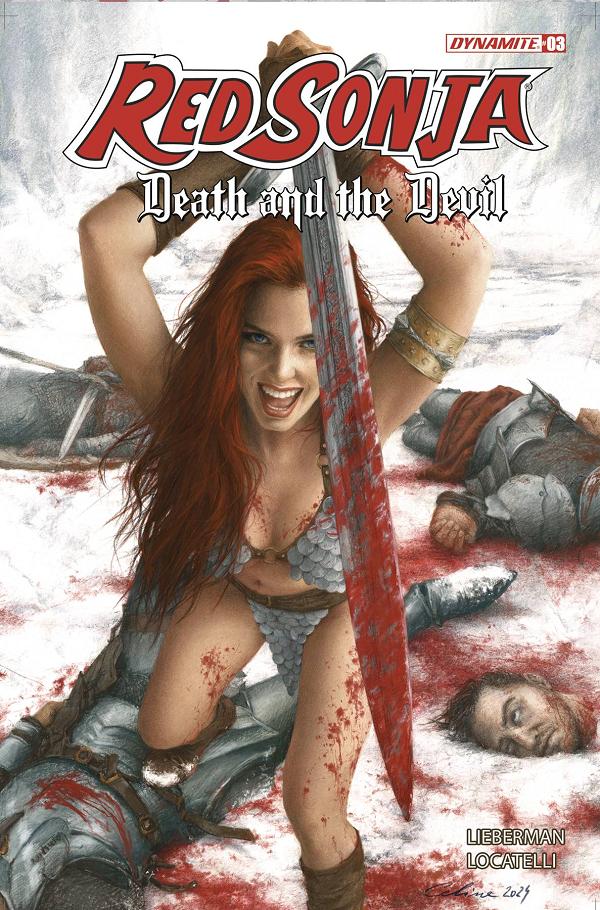 Red Sonja Death And The Devil #3 variant cover by Celina