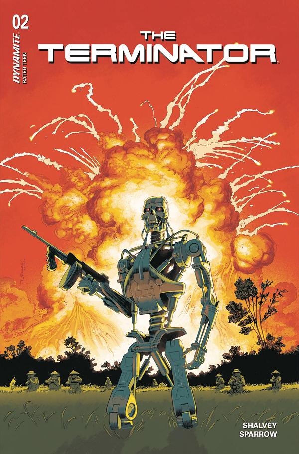 Terminator #2 variant cover by Declan Shalvey