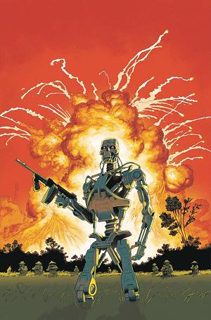 Terminator #2 CVR G SHALVEY METAL PREMIUM cover