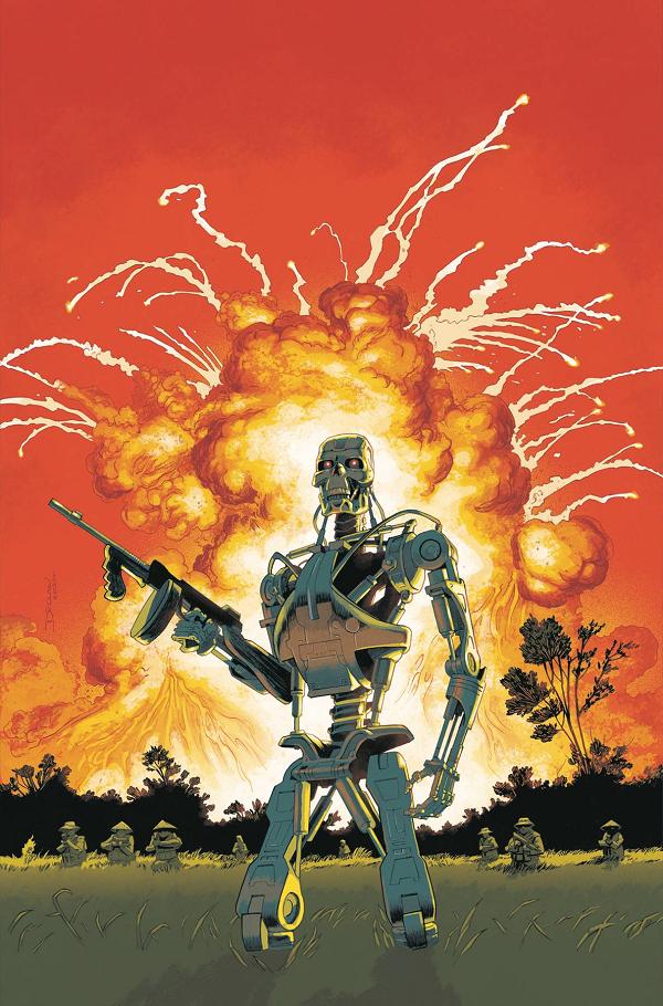 Terminator #2 variant cover by Declan Shalvey