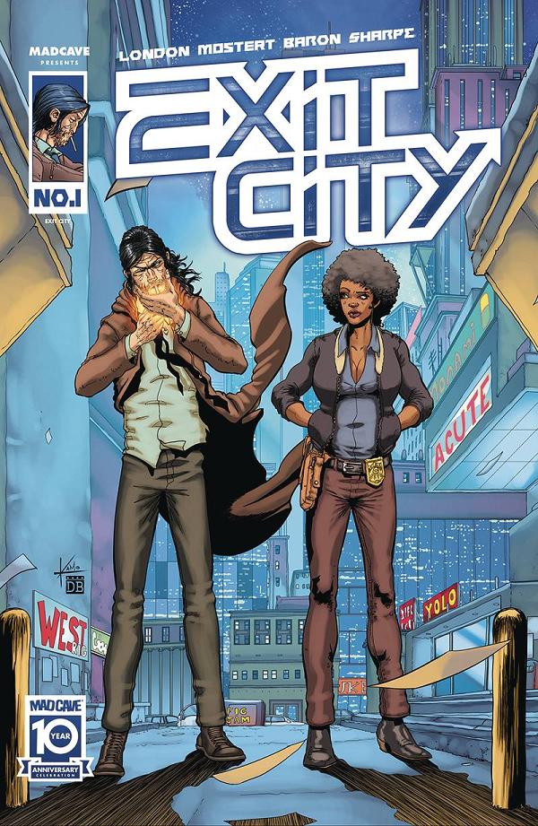 Exit City #1 CVR A KARL MOSTERT cover