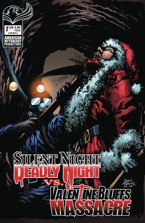 Silent Night Deadly Night Vs Valentine Bluffs Massacre #1 cover