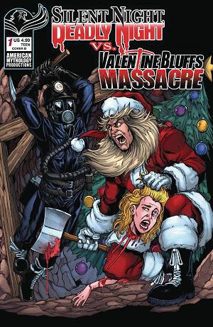 Silent Night Deadly Night Vs Valentine Bluffs Massacre #1 cover