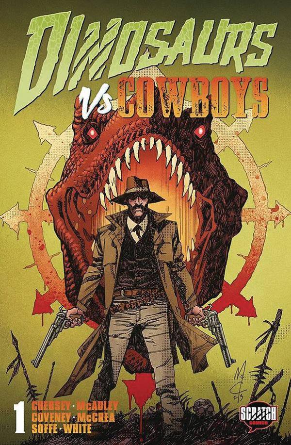 Dinosaurs Vs Cowboys #1 cover