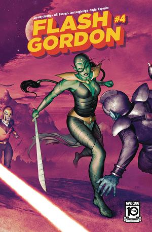 Flash Gordon #4 CVR B FRAZER IRVING CONNECTING cover