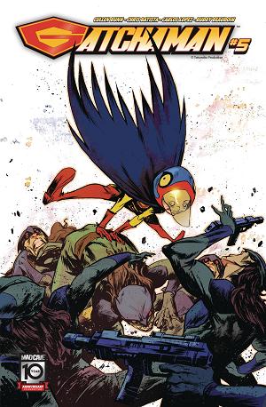Gatchaman #5 CVR B SANFORD GREENE CONNECTING cover