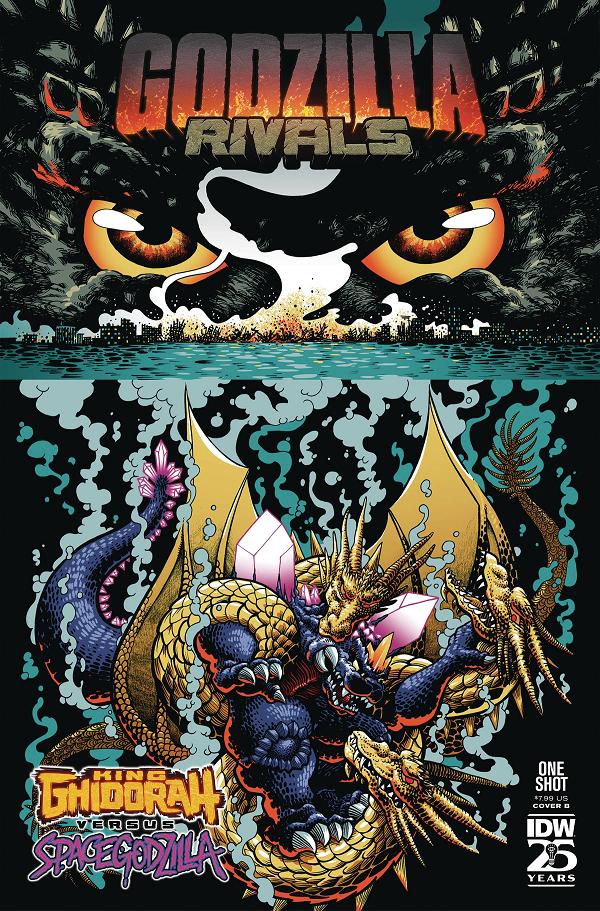 Godzilla Rivals King Ghidorah Vs Spacegodzilla #1 CVR B cover