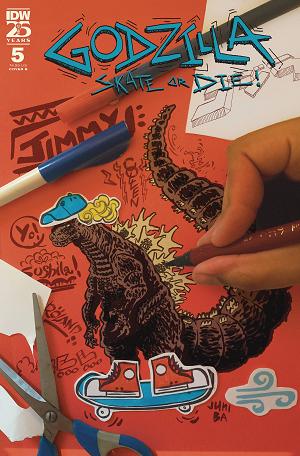 Godzilla Skate Or Die #5 CVR B BA cover