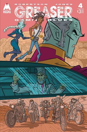 Greaser Gemini Blues #4 CVR A JONES cover
