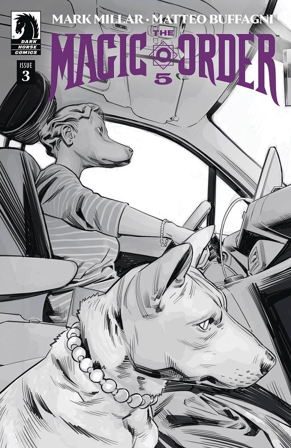 Magic Order V #3 CVR B B&W BUFFAGNI (MR) cover