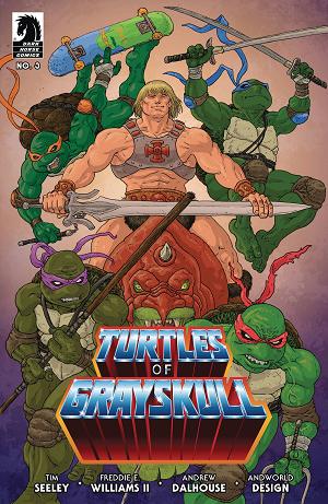 Masters Of Universe Tmnt Turtles Of Grayskull #3 CVR C VILLA cover