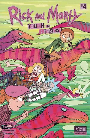 Rick And Morty Youth In Rickvolt #4 CVR B REVEL (MR) cover