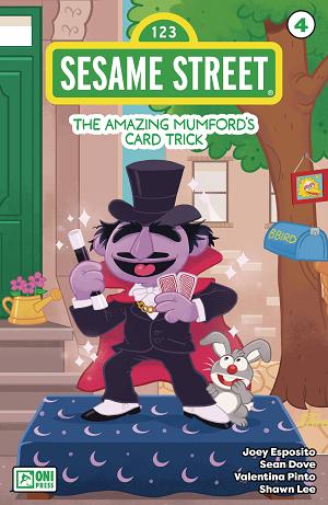 Sesame Street Amazing Mumfords Card Trick #4 CVR B HUNTING cover