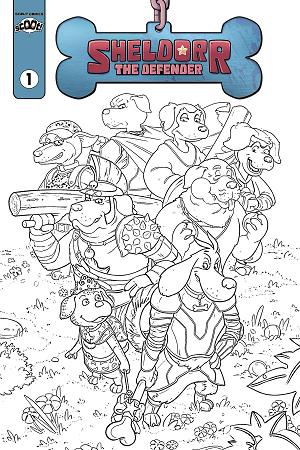 Sheldorr The Defender #1 CVR B JASON FLOWERS (RES) cover