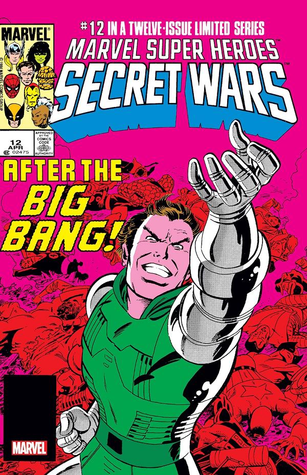Marvel Super Heroes: Secret Wars #12 FACSIMILE ED FOIL cover
