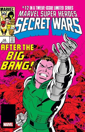 Marvel Super Heroes: Secret Wars #12 FACSIMILE ED FOIL cover