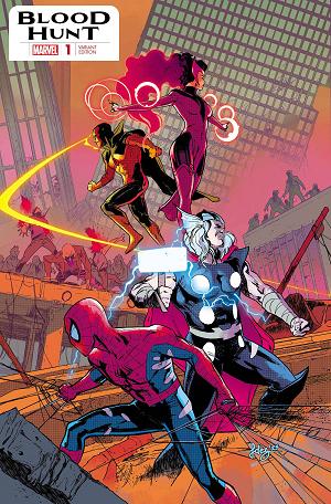 Blood Hunt #1 JAVIER FERNANDEZ FOIL cover