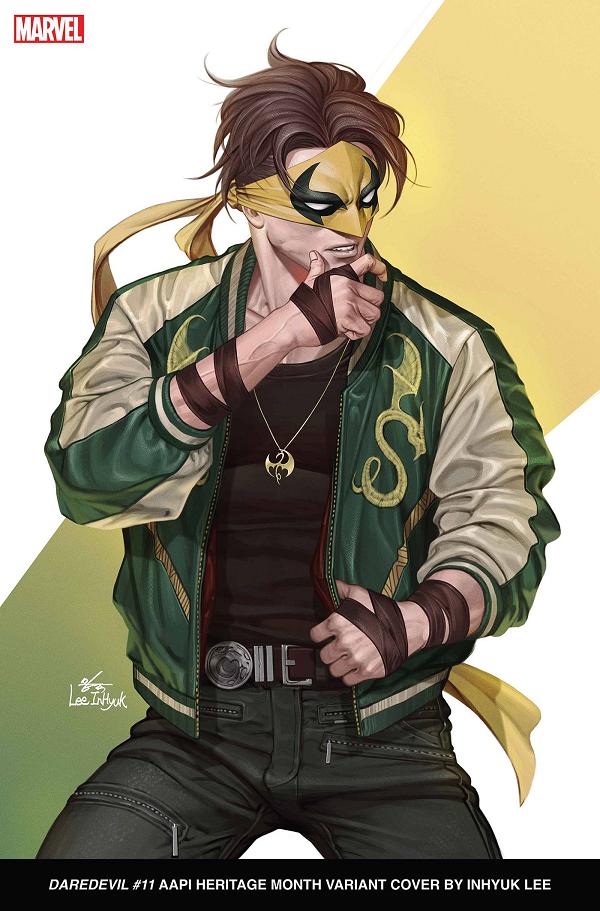 Daredevil #11 INHYUK LEE IRON FIST AAPI HERITAGE MONTH cover