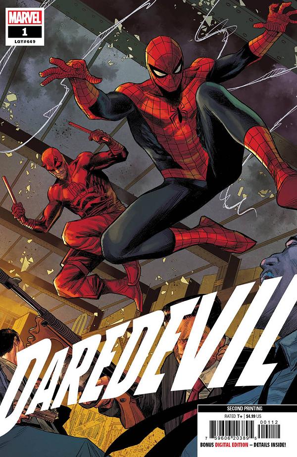 Daredevil #1 2ND PTG CHECCHETTO cover