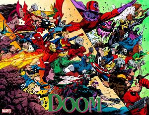 Doom #1 2ND PTG SANFORD GREENE WRAPAROUND cover