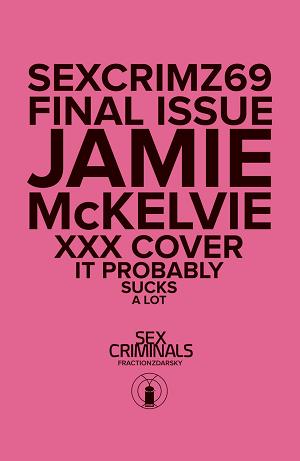 Sex Criminals #69 XXX MCKELVIE cover