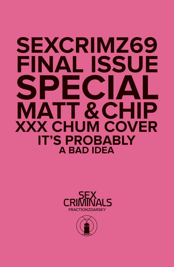 Sex Criminals #69 XXX PHOTO cover