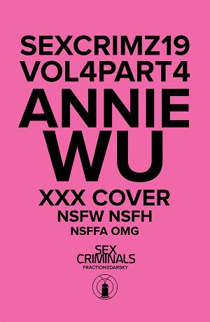Sex Criminals #19 XXX ANNIE WU cover