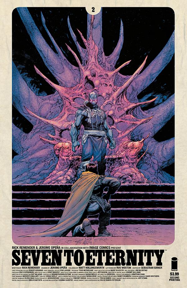 Seven To Eternity #2 2ND PTG VARIANT cover