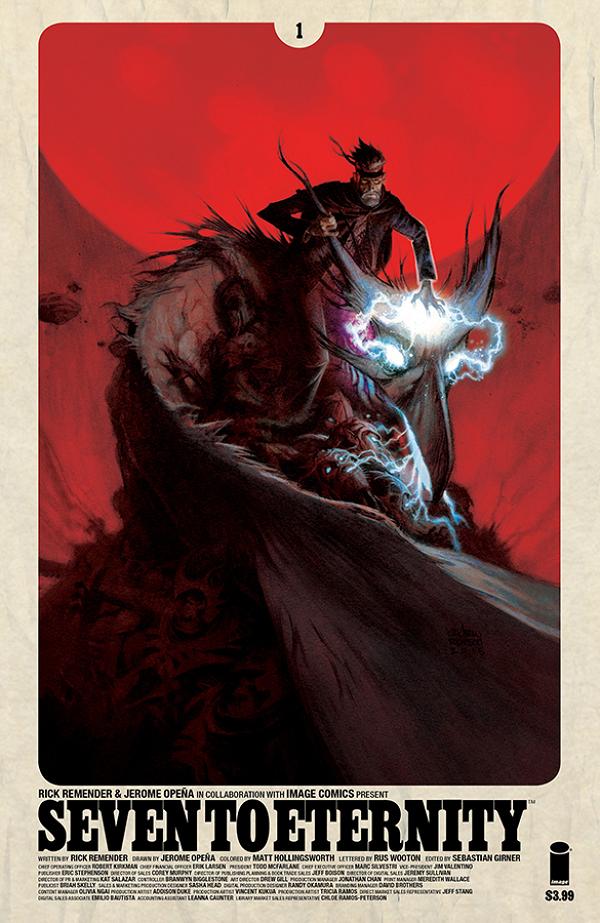 Seven To Eternity #1 variant cover by Andrew Robinson