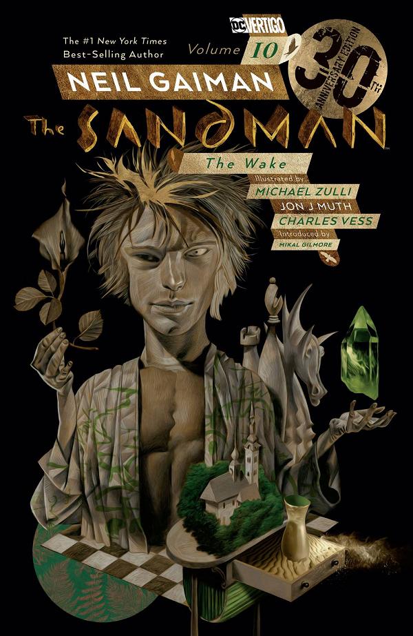 Sandman Vol. 10 The Wake 30Th Anniv Ed cover by Dave McKean
