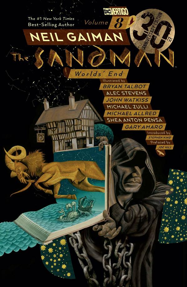 Sandman Vol. 08 Worlds End 30Th Anniv Ed cover by Dave McKean