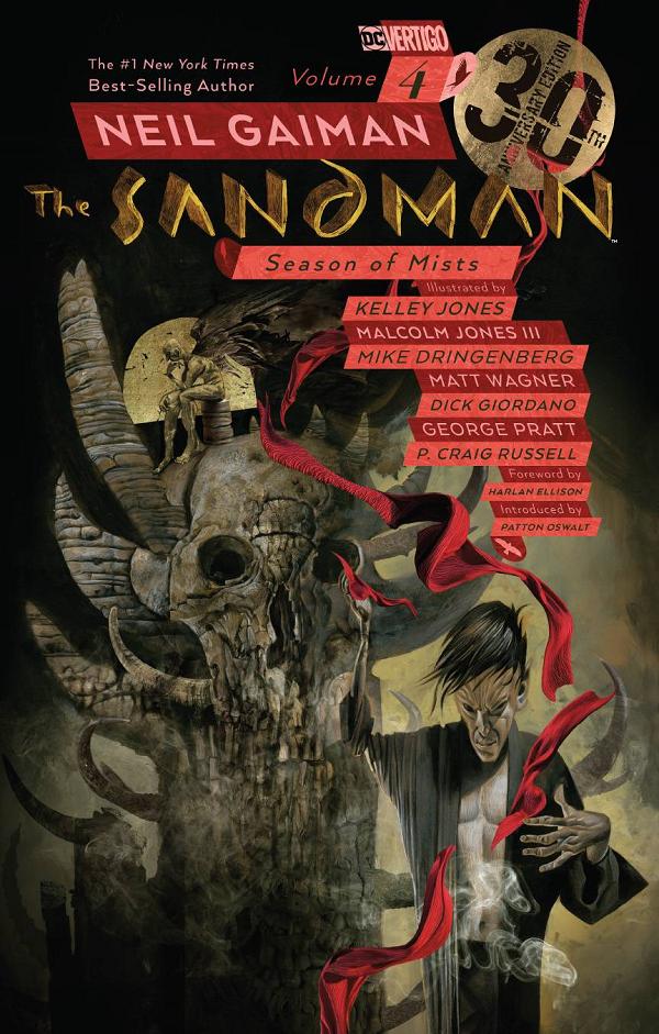 Sandman Vol. 04 Season Of Mists 30Th Anniv Ed cover by Dave McKean