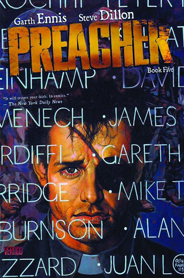 Preacher Book 05 cover by Glenn Fabry