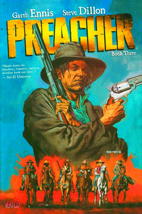 Preacher Book 03 cover by Glenn Fabry