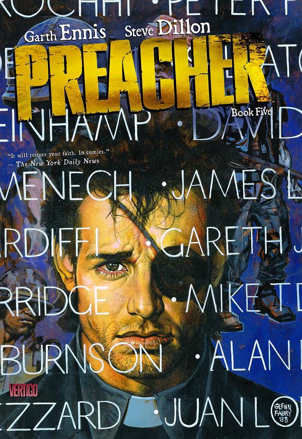Preacher Book 05 cover by Glenn Fabry
