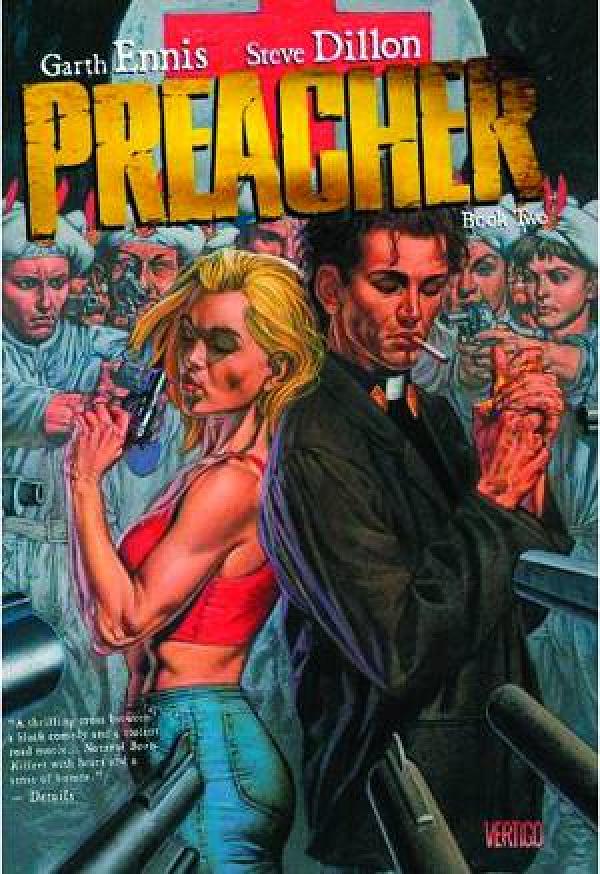 Preacher Book 02 cover by Glenn Fabry