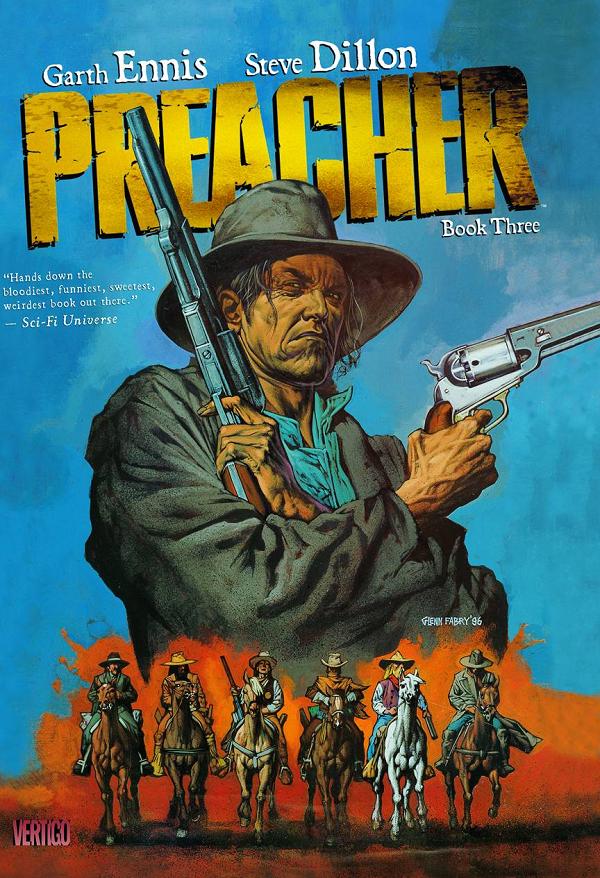 Preacher Book 03 cover by Glenn Fabry