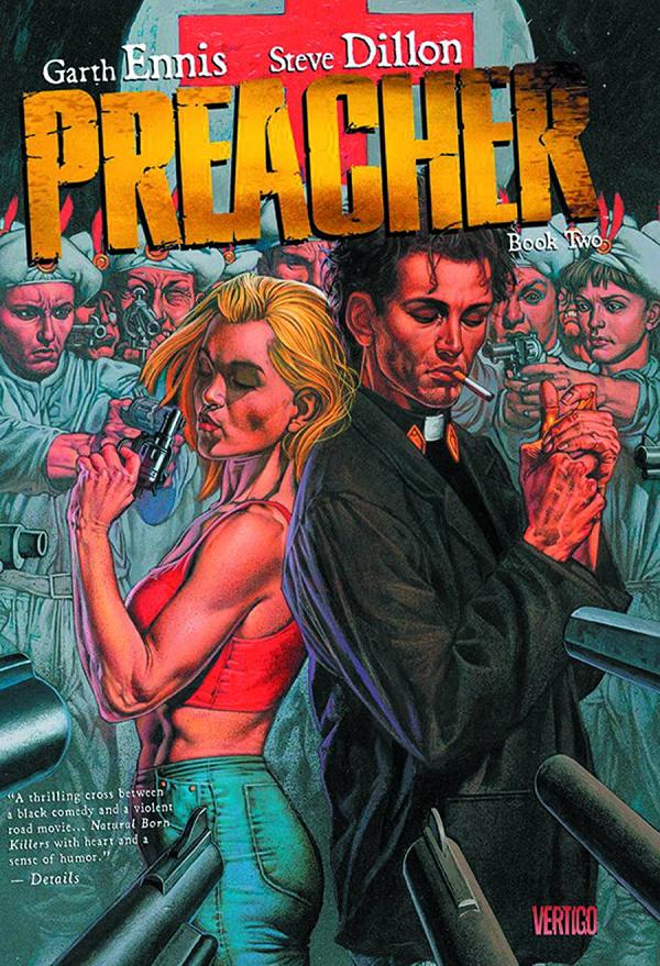 Preacher Book 02 cover by Glenn Fabry