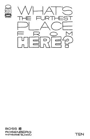 What's The Furthest Place From Here #10 CVR C BLANK SKETCH CV cover
