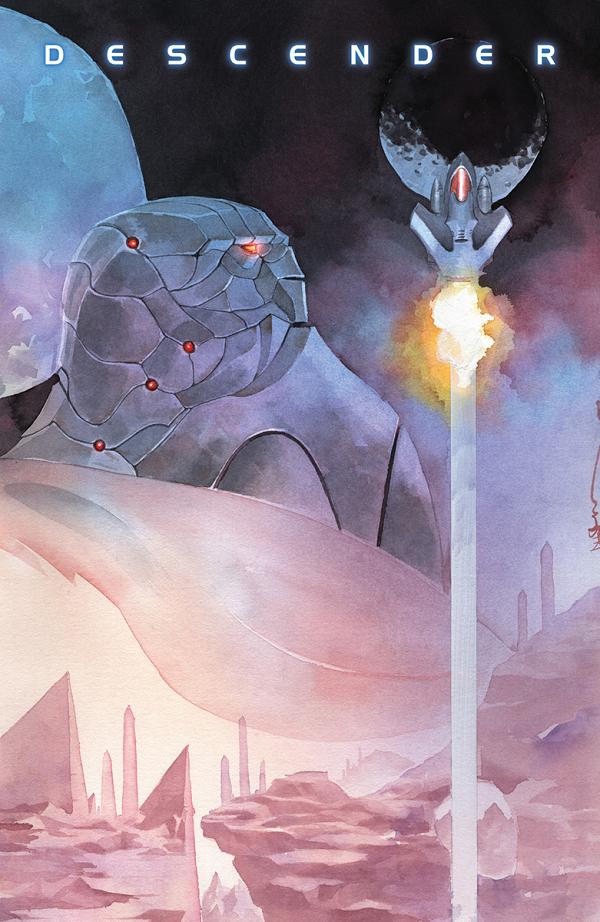 Descender #27 cover by Dustin Nguyen