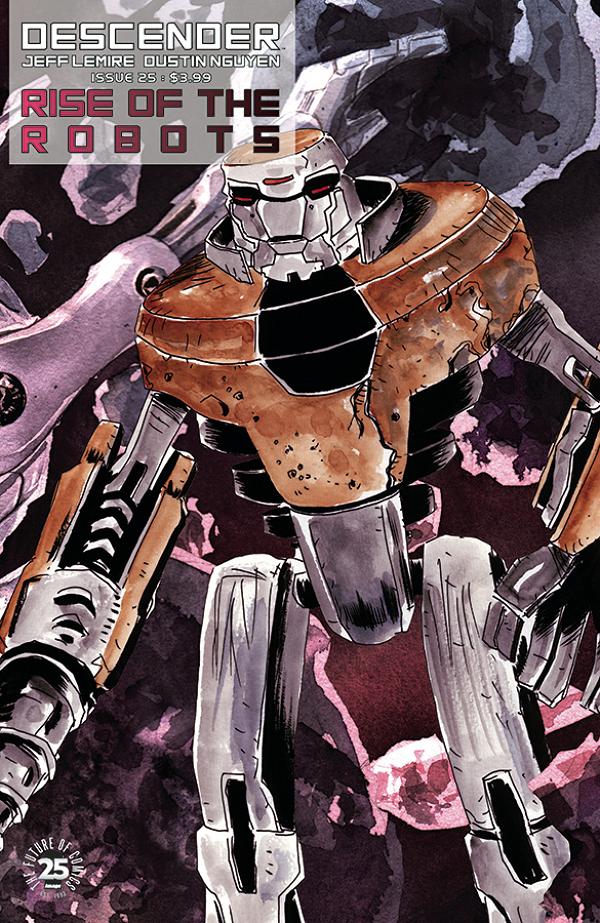 Descender #25 CVR B INTERLOCKING LEMIRE & NGUYEN cover
