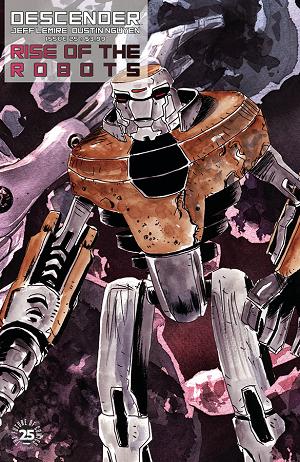 Descender #25 CVR B INTERLOCKING LEMIRE & NGUYEN cover