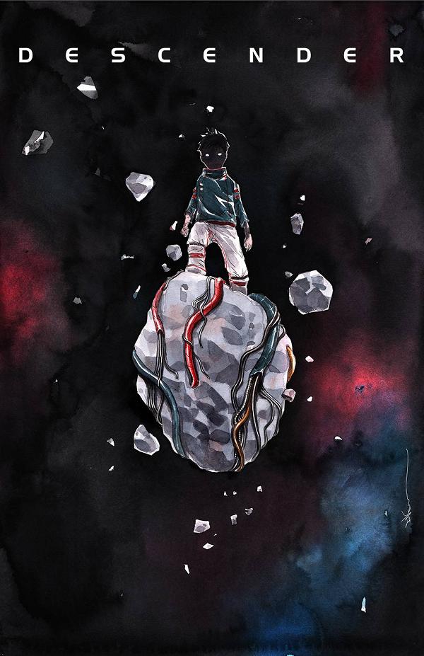 Descender Vol. 04 Orbital Mechanics cover by Dustin Nguyen