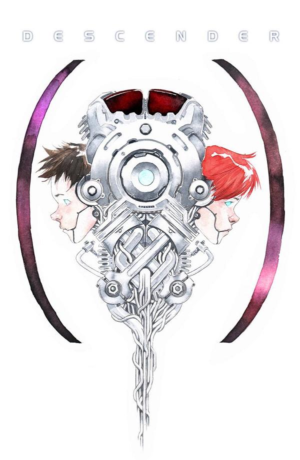Descender Deluxe Edition Vol. 01 cover by Dustin Nguyen
