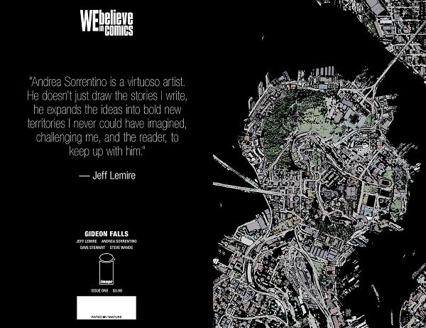 Gideon Falls #1 cover by Andrea Sorrentino