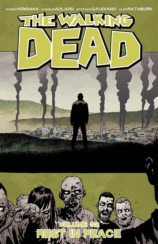Walking Dead Vol. 32 cover by Dave Stewart