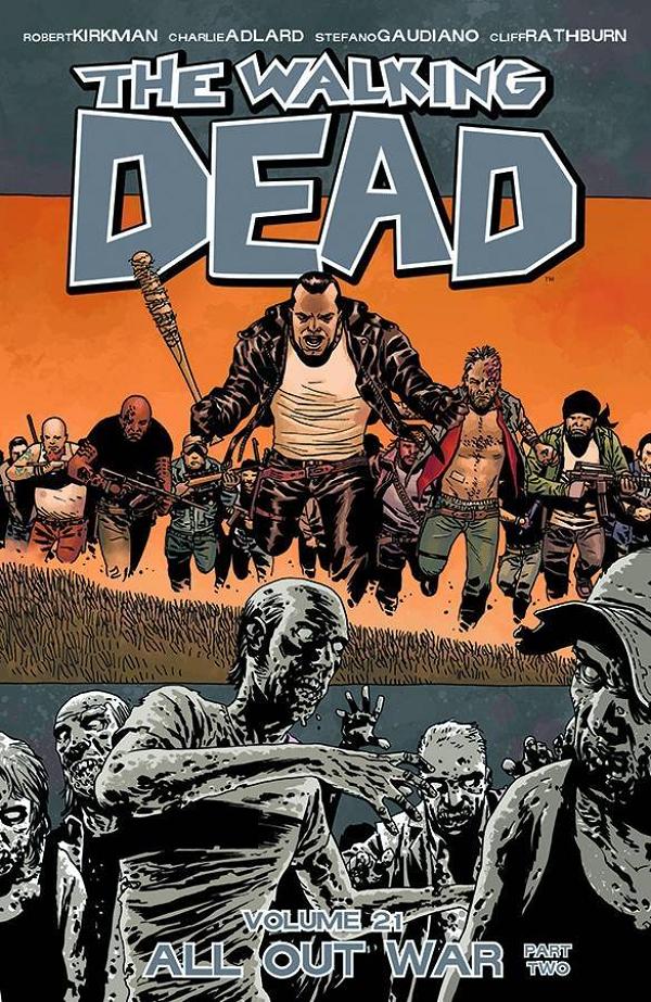 Walking Dead Vol. 21 All Out War Pt 02 cover by Dave Stewart