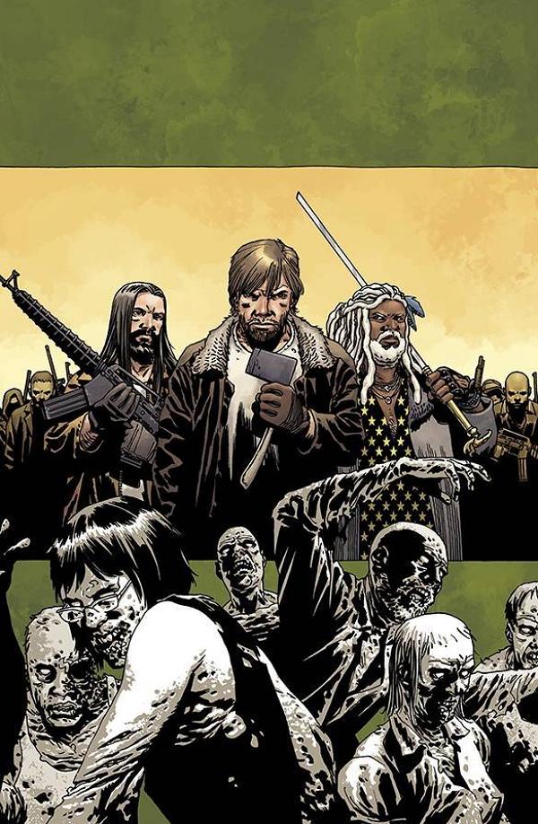 Walking Dead Vol. 19 March To War cover by Charlie Adlard