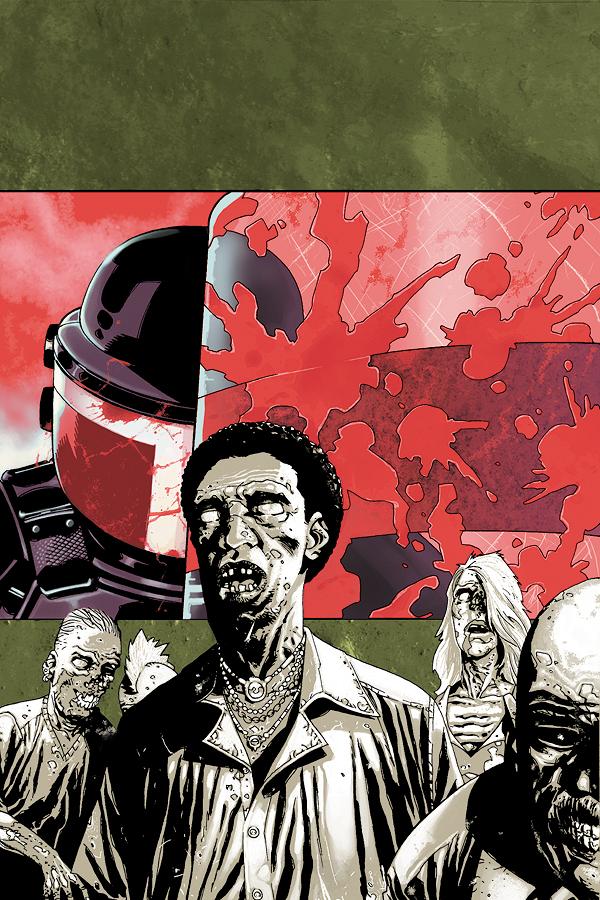 Walking Dead Vol. 05 Best Defense cover by Charlie Adlard