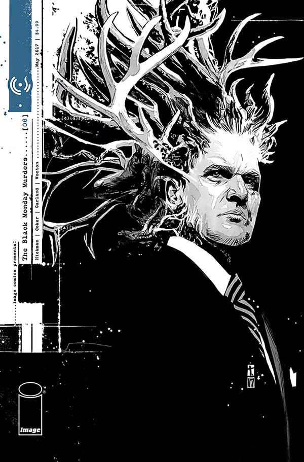 Black Monday Murders #6 cover by Tomm Coker